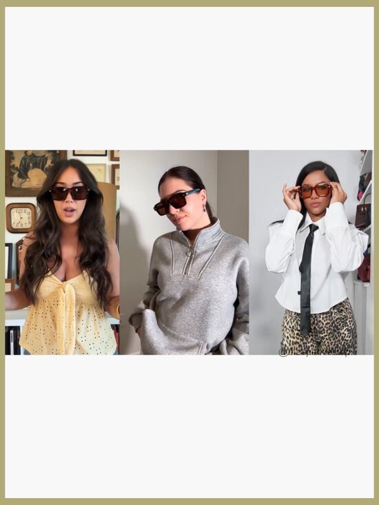Big Trendy Square Polarized Sunglasses, Retro Chunky Wide Rectangle Shades main image 5